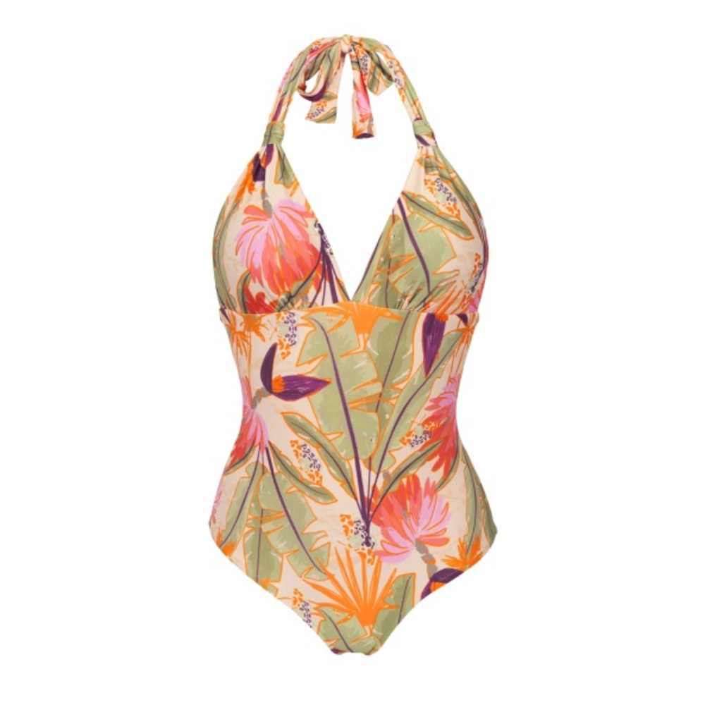 NWT Rio De Sol Mel-OP One Piece floral Swimsuit small